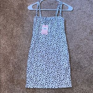 Missguided Cow Print Mini Dress